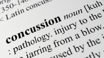 Dictionary definition of concussion