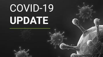 An illustration of COVID-19 virus 