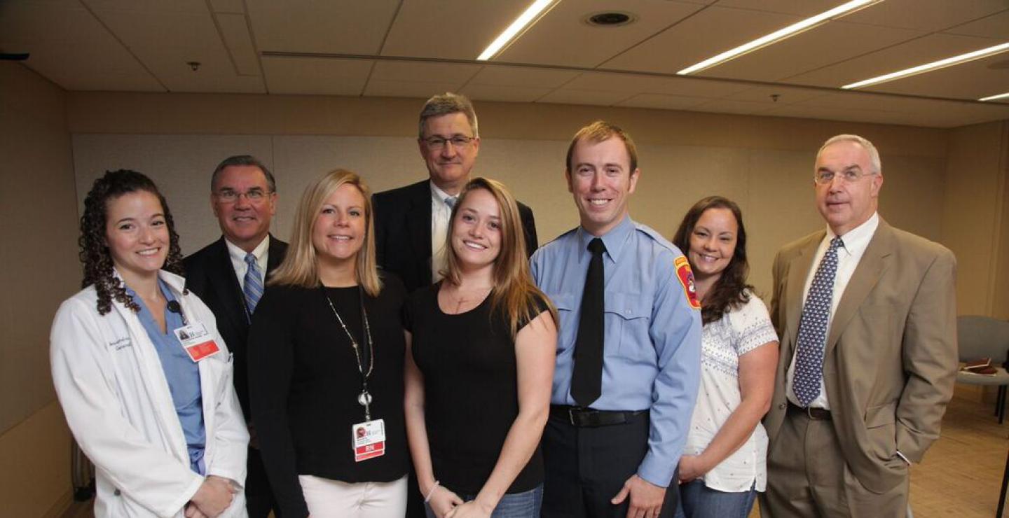 Devon Carini with Care Team