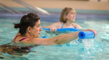 Arthritis therapy in a warm pool