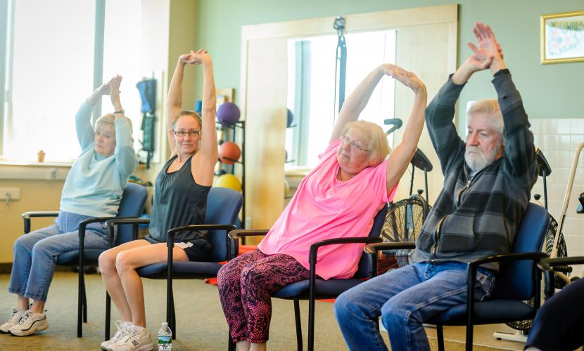 Work out with a fun group