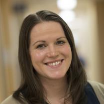 A headshot of Sarah Poliatti, a physical therapist at South Shore Health