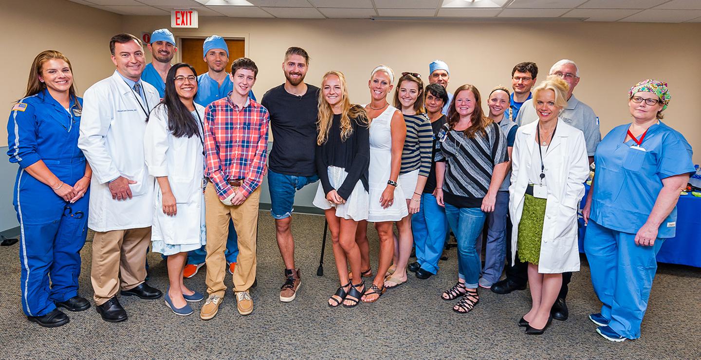 Vinny Fischer Reunion group photo