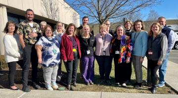 A group photo of South Shore VNA's Clinical and Quality Teams
