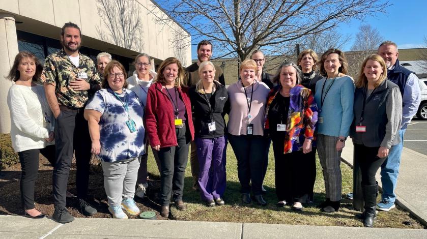 A group photo of South Shore VNA's Clinical and Quality Teams