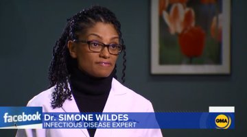 Simone Wildes, MD speaking about vaccines
