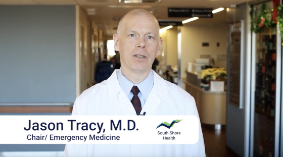 Jason Tracy, MD of South Shore Health