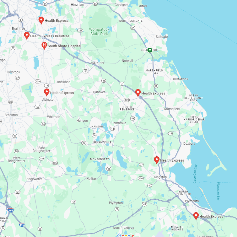 South Shore Urgent Care Locations