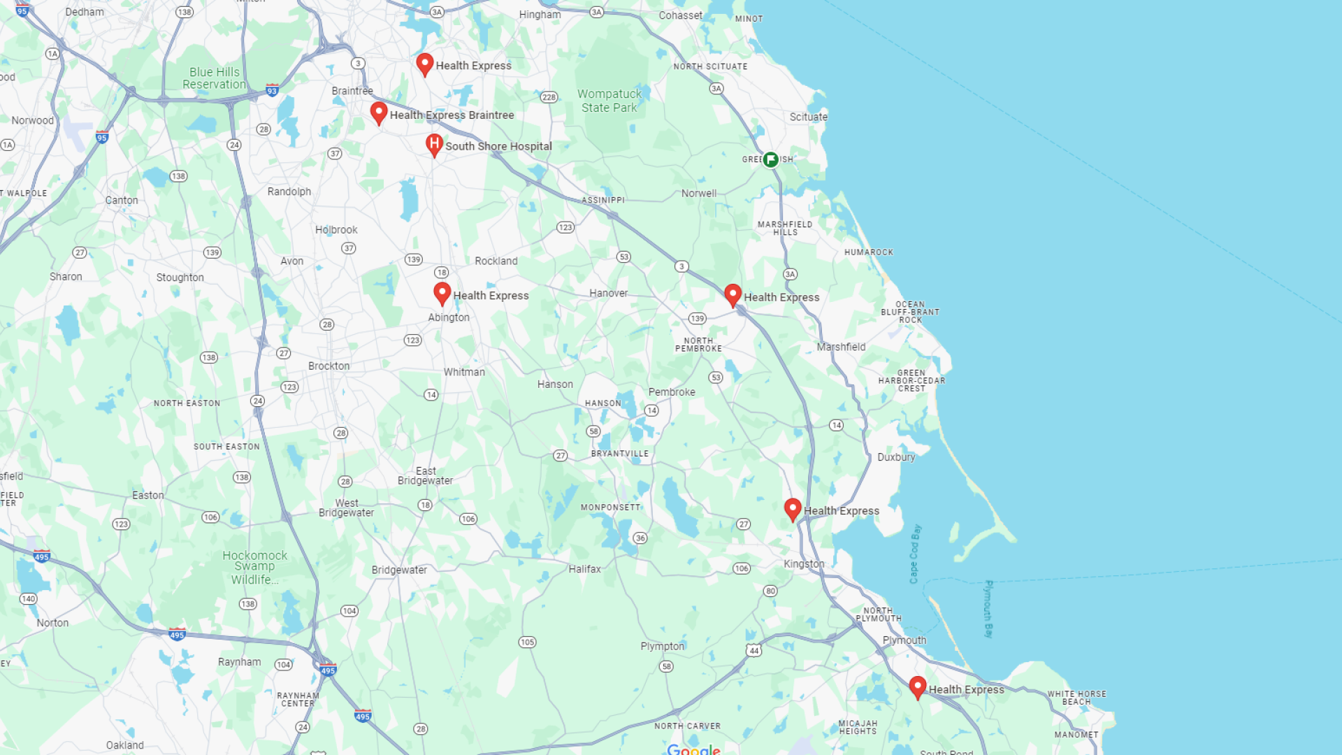 South Shore Urgent Care Locations